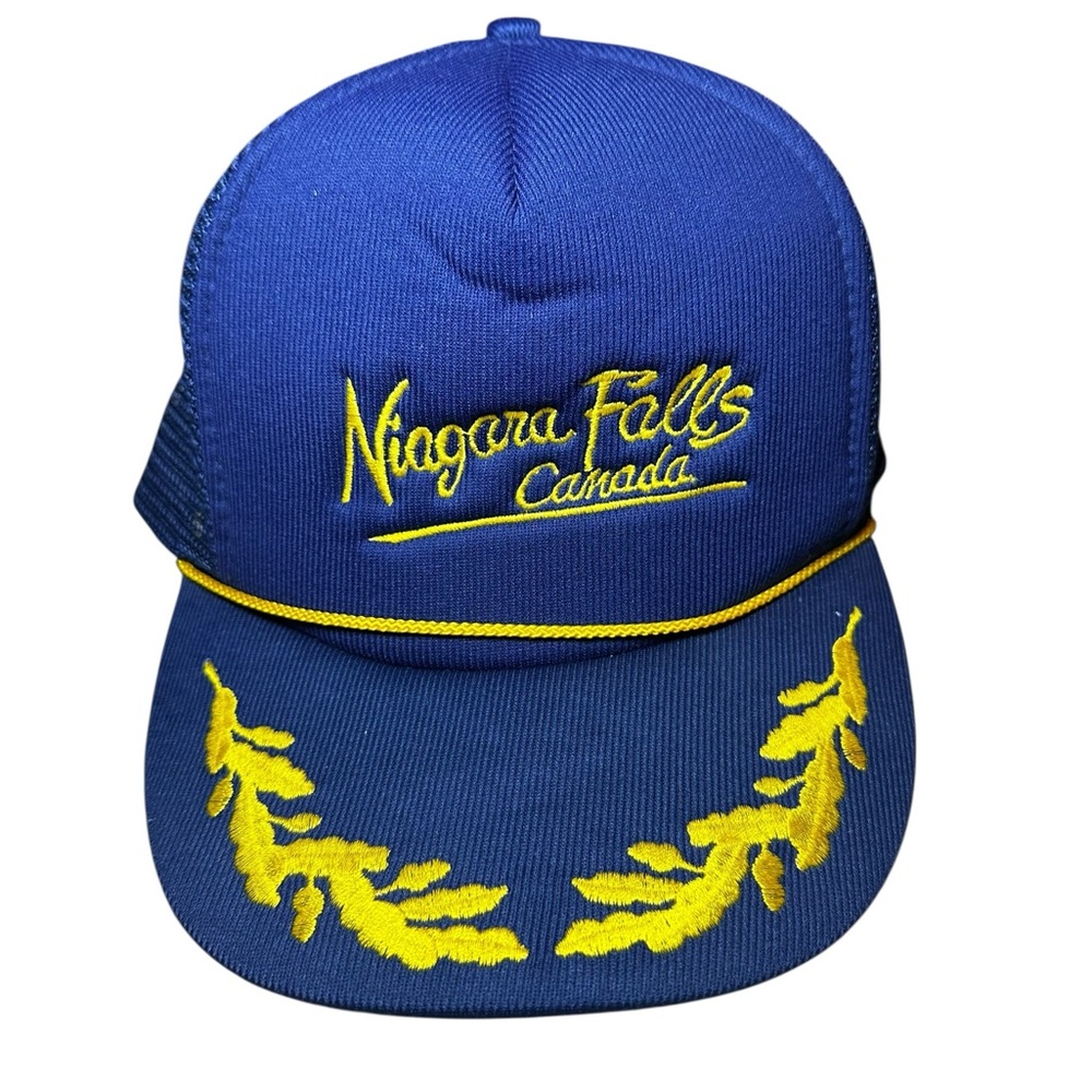 Vintage 80s, Niagara Falls captains snap back, trucker hat, o/s